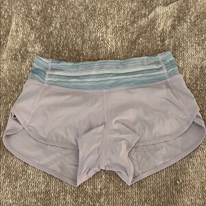 Lululemon Lavender and Teal Women's Shorts